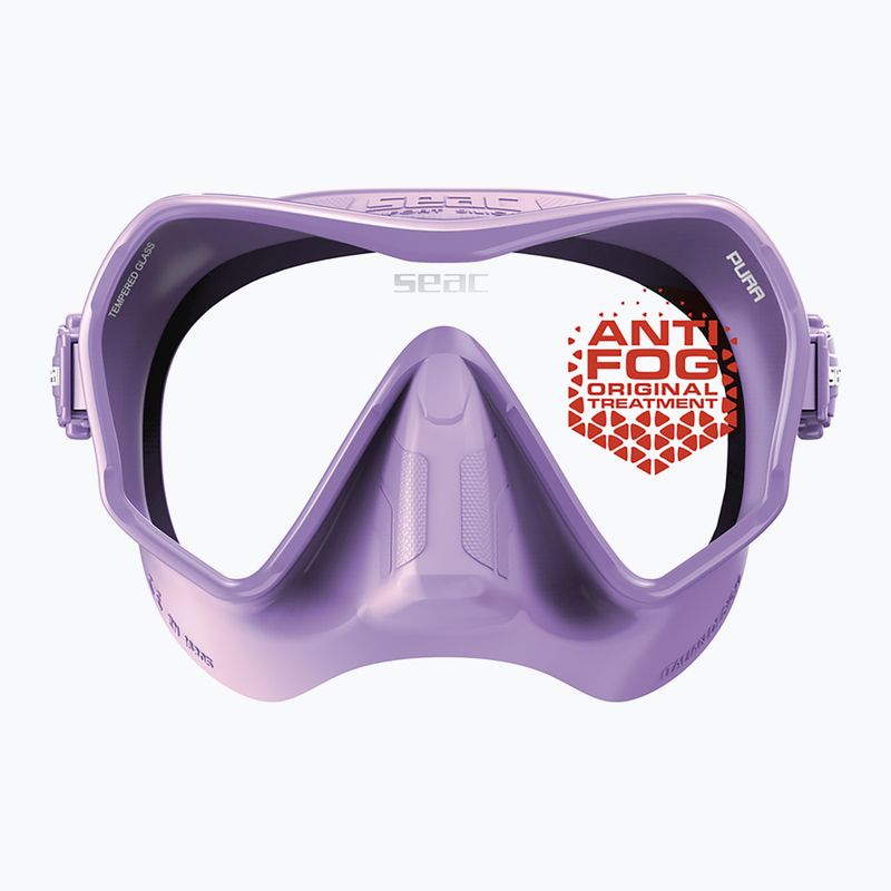 Tauchmaske SEAC Pura Antifog lilac 4