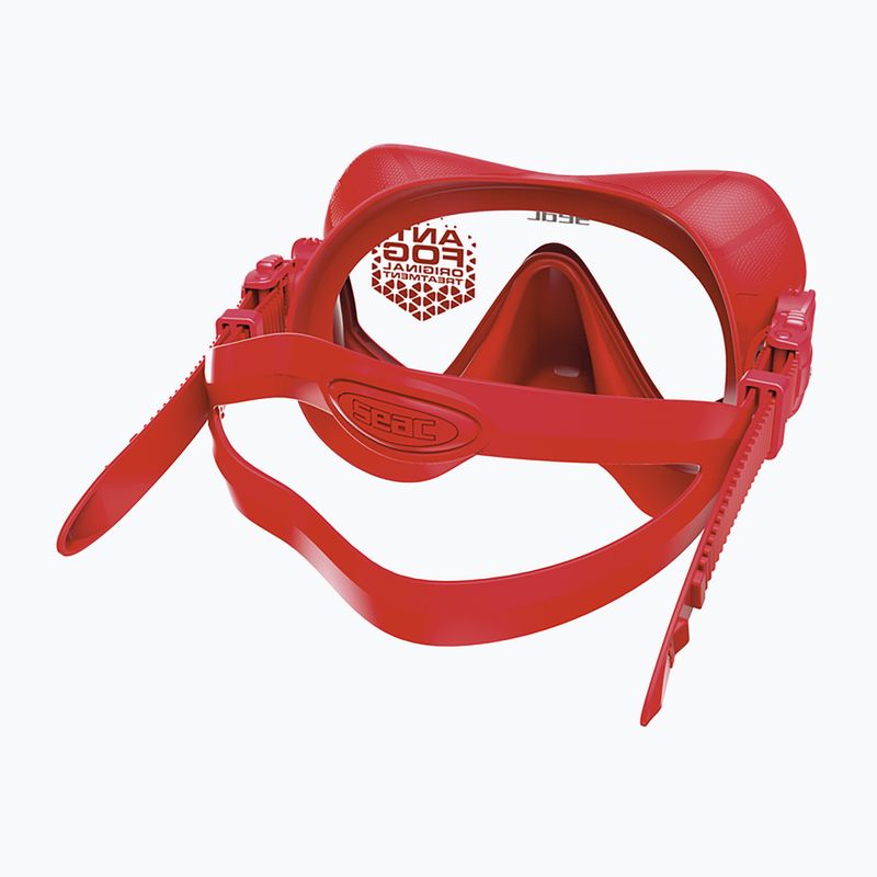 Tauchmaske SEAC Pura Antifog red 3