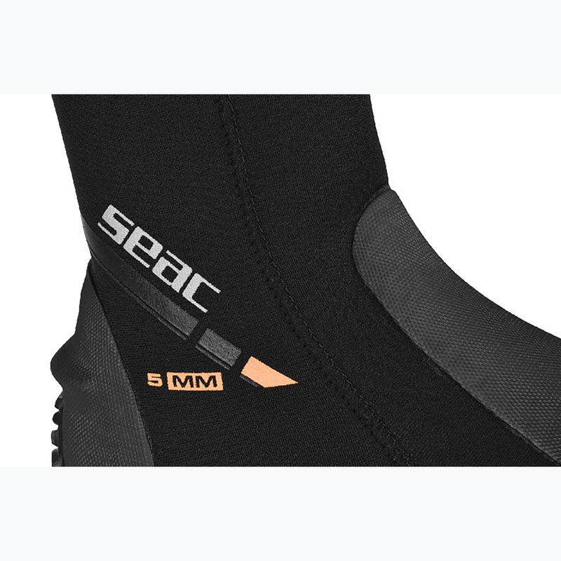 Neopren-Schuhe SEAC Basic HD Zip 5 mm black 3