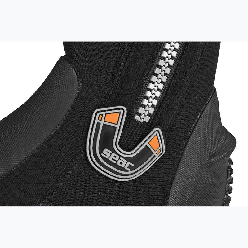 Neopren-Schuhe SEAC Basic HD Zip 5 mm black 4