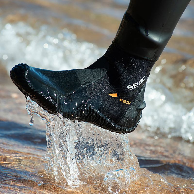 Neopren-Schuhe SEAC Basic HD Zip 5 mm black 8