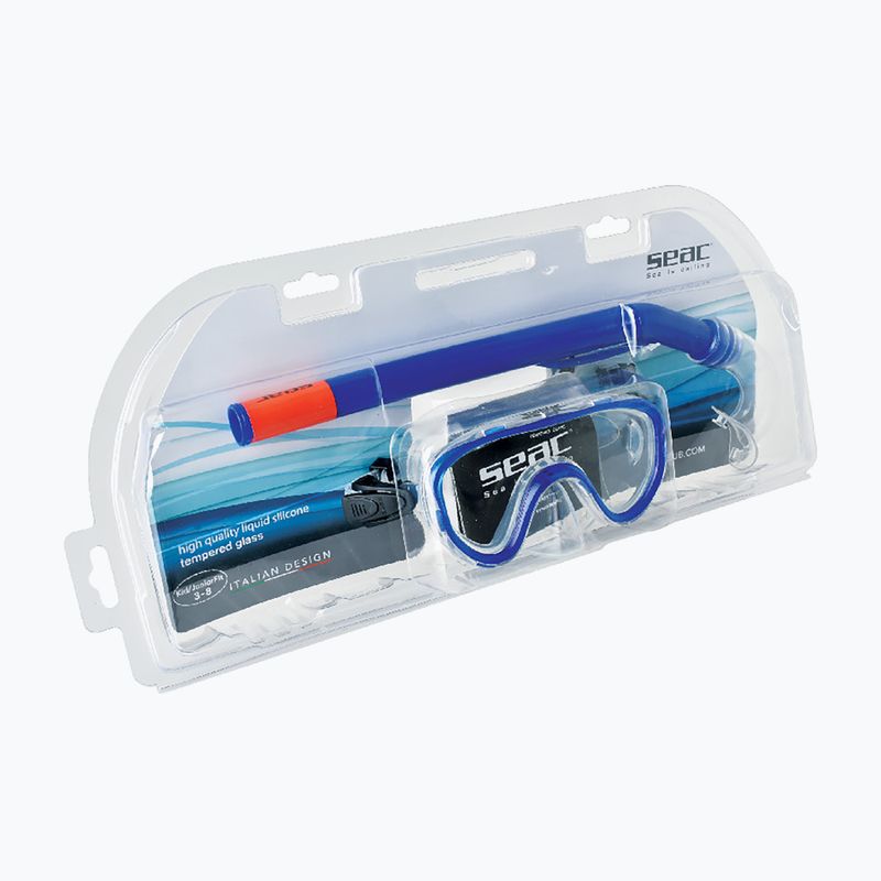 Schnorchel-Set für Kinder SEAC Marina Bis Set blue 2