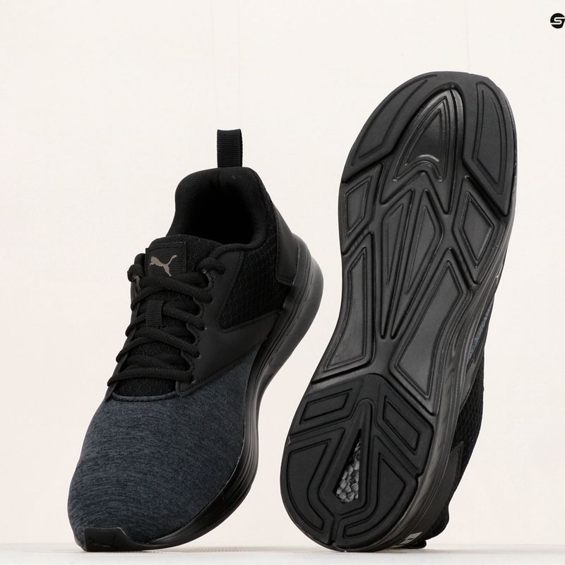 PUMA Nrgy Comet Laufschuhe schwarz-grau 190556 38 17