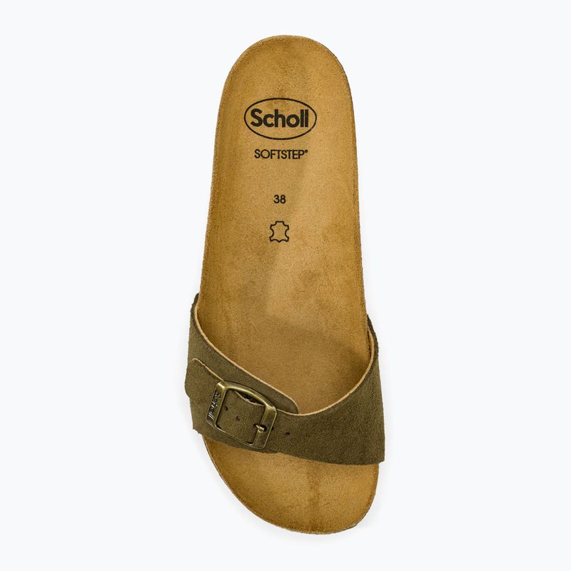Slides Schlappen  Damen Scholl Estelle Sue khaki 5