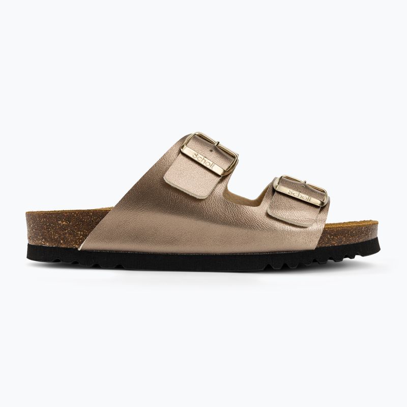 Slides Schlappen  Damen Scholl Josephine Lamsynth taupe 2