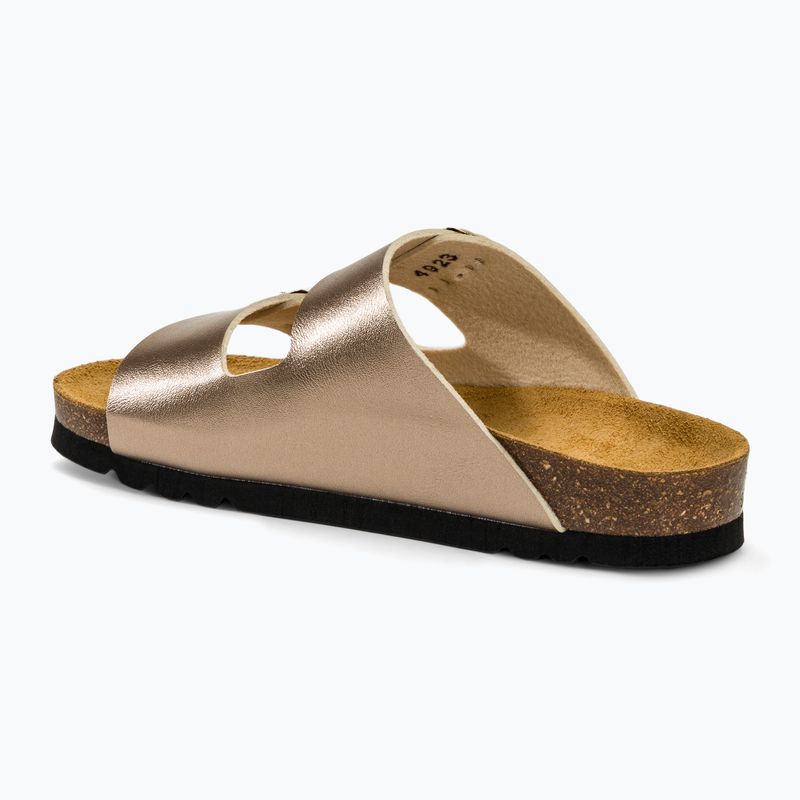 Slides Schlappen  Damen Scholl Josephine Lamsynth taupe 3