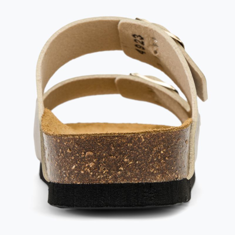 Slides Schlappen  Damen Scholl Josephine Lamsynth taupe 6