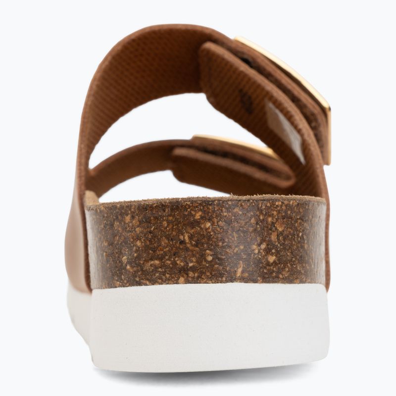 Damen-Pantoletten Scholl Montery 2 Straps Ad Med cognac 6
