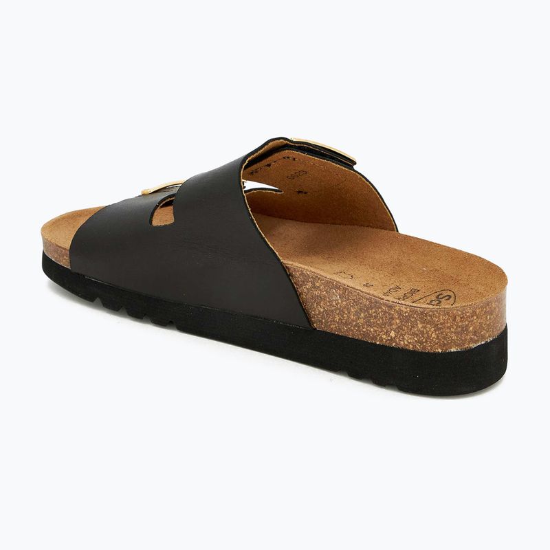 Damen-Pantoletten Scholl Montery 2 Straps Ad Med schwarz 3