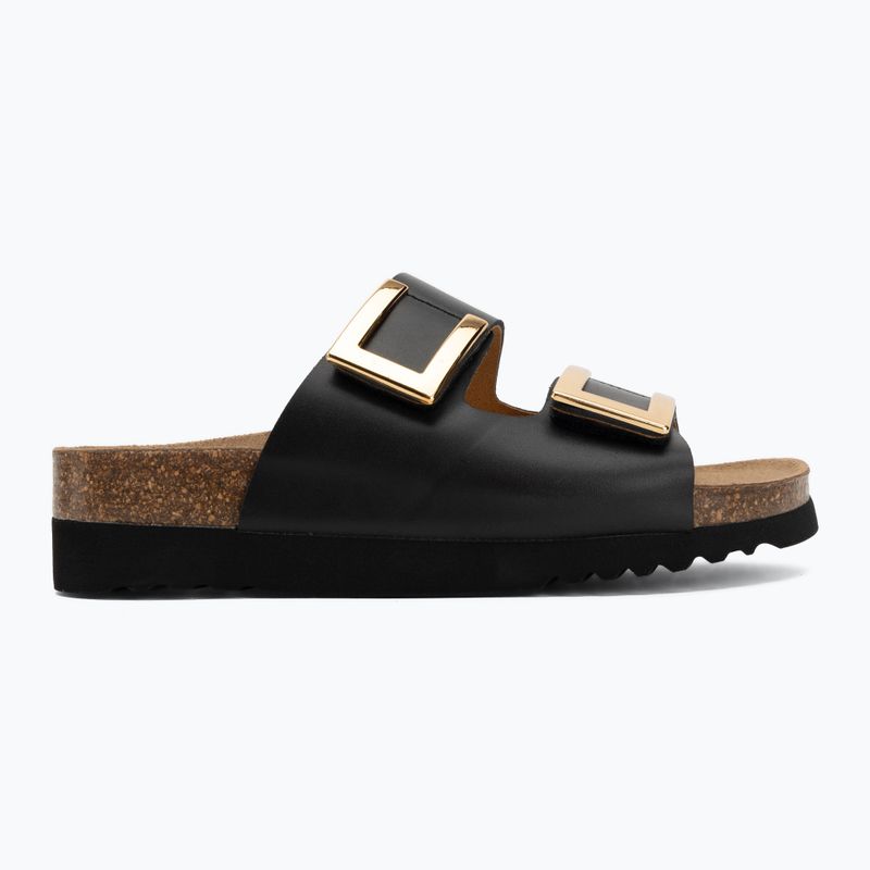 Damen-Pantoletten Scholl Montery 2 Straps Ad Med schwarz 2