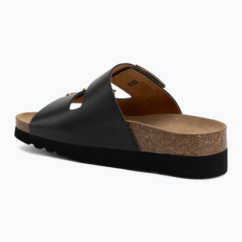 Damen-Pantoletten Scholl Montery 2 Straps Ad Med schwarz 3