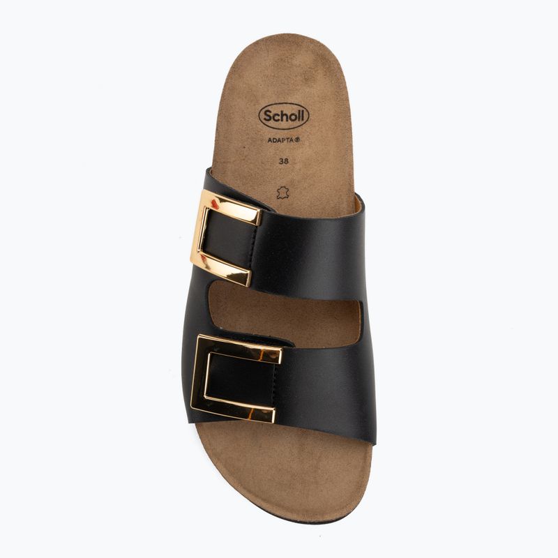 Damen-Pantoletten Scholl Montery 2 Straps Ad Med schwarz 5