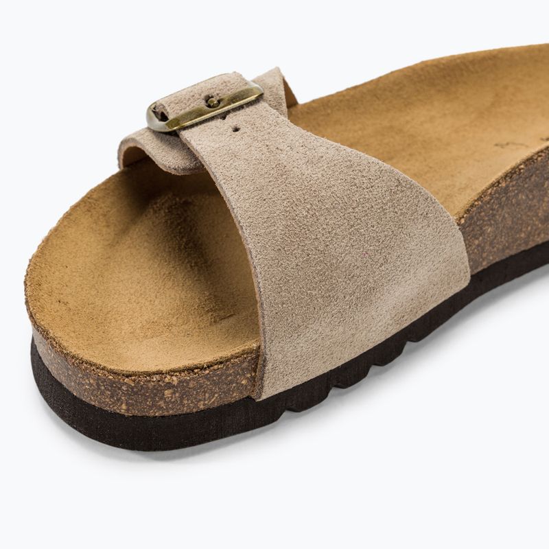 Slides Schlappen  Damen Scholl Estelle Sue dark Beige 7