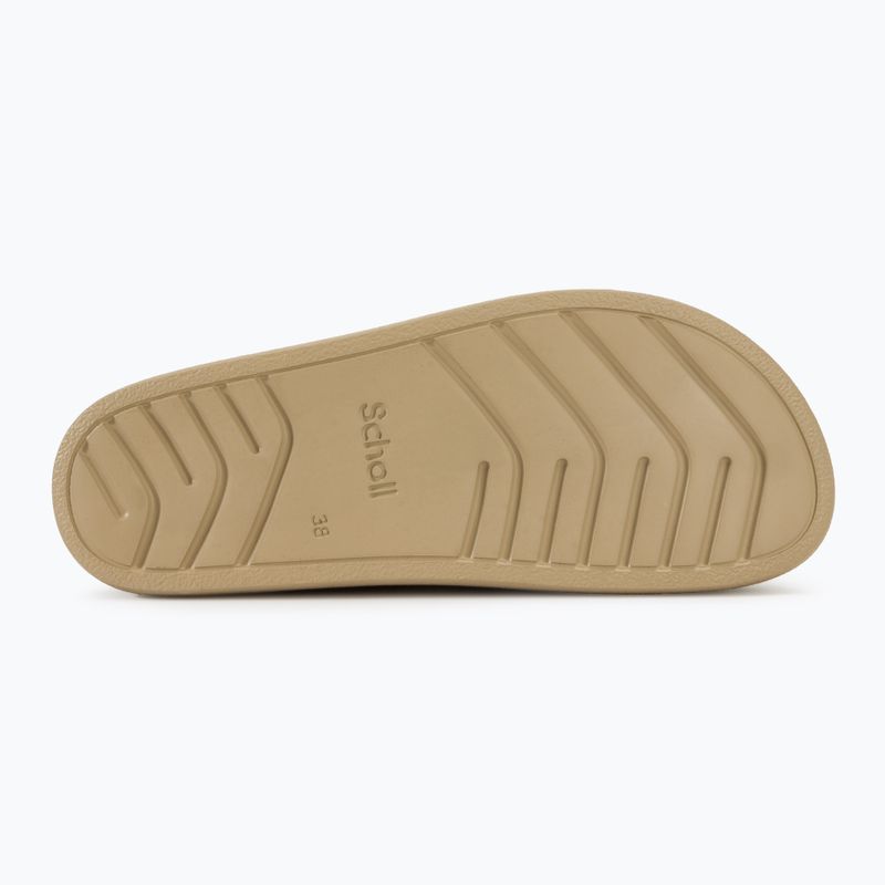 Slides Schlappen  Damen Scholl Noelle Chunky Sue Sa Beige 4
