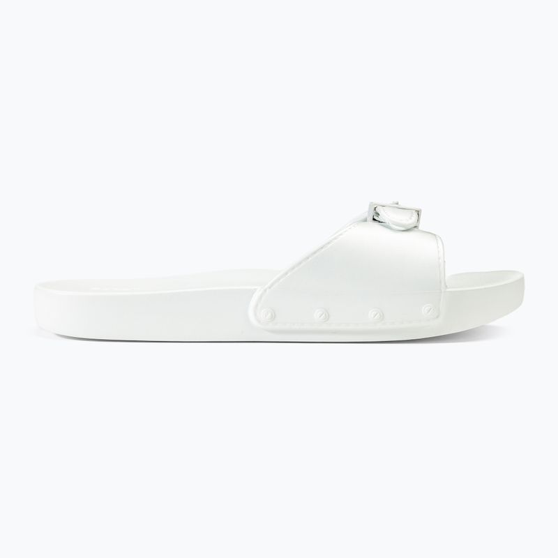 Slides Schlappen  Damen Scholl Pescura Flat Aqua Eva off white 2