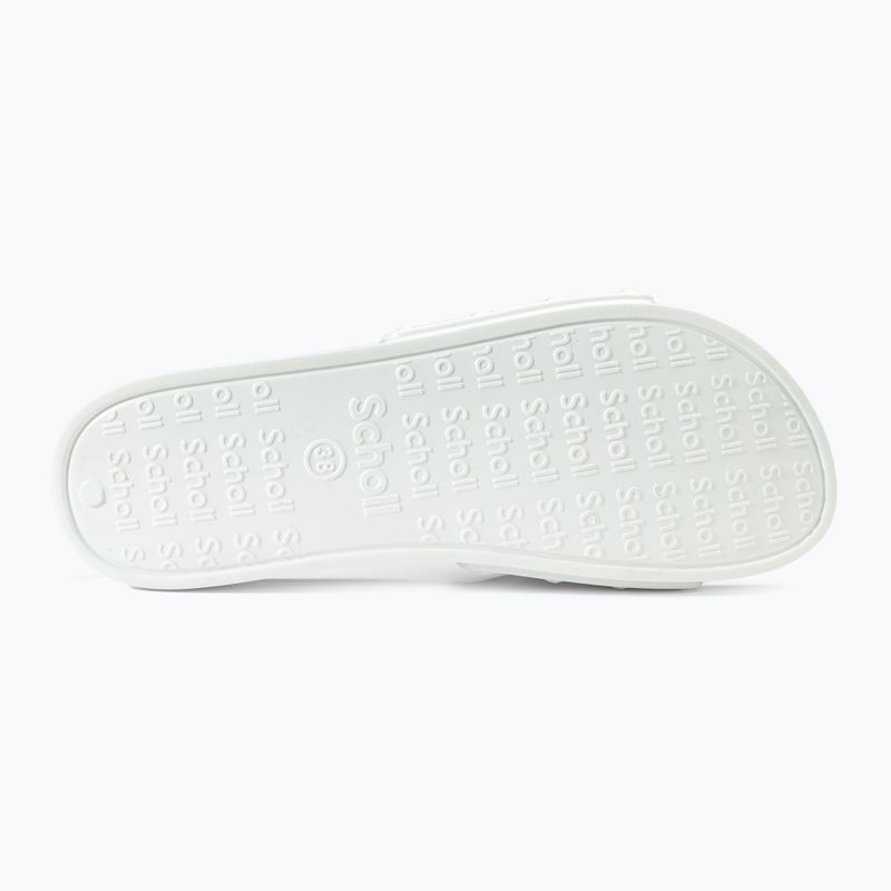 Slides Schlappen  Damen Scholl Pescura Flat Aqua Eva off white 4