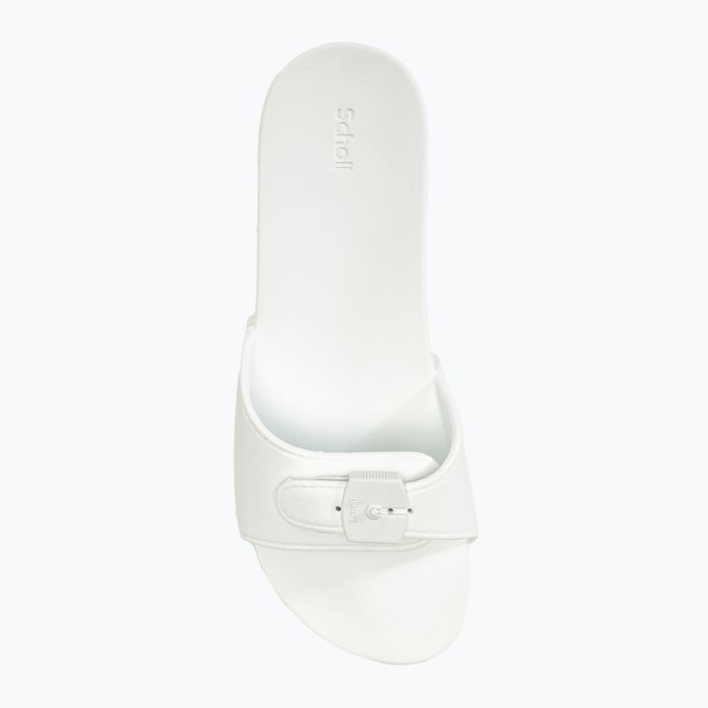 Slides Schlappen  Damen Scholl Pescura Flat Aqua Eva off white 5
