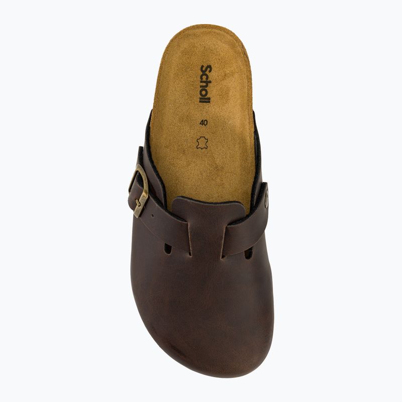Slides Schlappen  Herren Scholl Olivier Synkan brown 5