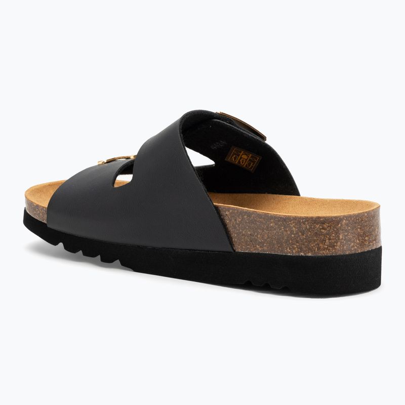 Damen-Flip-Flops Scholl Monterey 2 Riemen Ad Med schwarz 3
