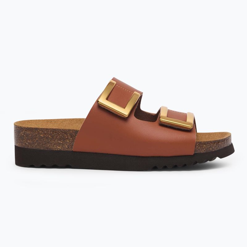 Damen-Flip-Flops Scholl Monterey 2 Riemen Ad Med camel 2