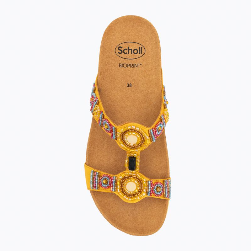 Damen Scholl New Bogota Wedge Med tangerine Flip-Flops 5