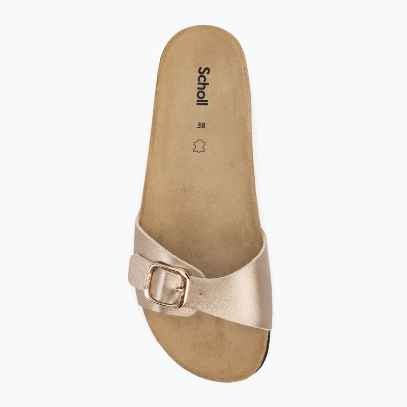 Scholl Estelle Laminated taupe Damen-Flip-Flops 5