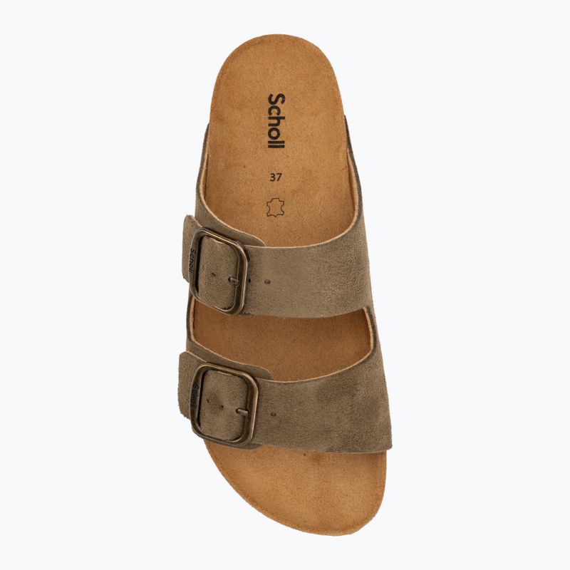 Damen-Pantoletten Scholl Josephine Suede 5