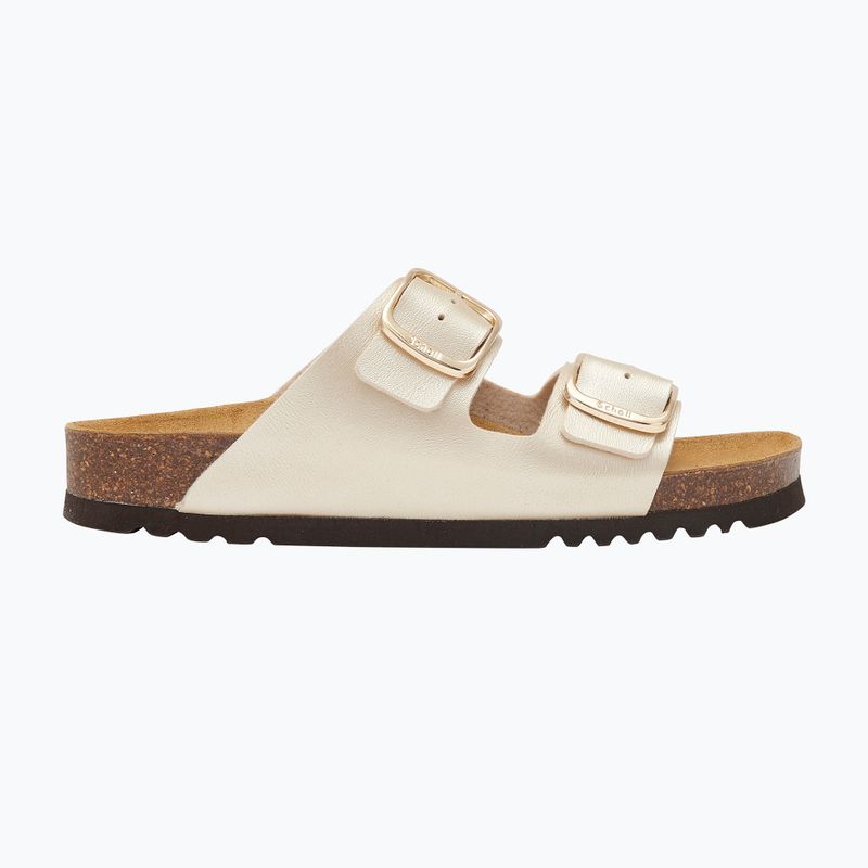 Scholl Josephine Metall hellgold Damen Flip-Flops