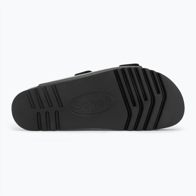 Damen-Flip-Flops Scholl Josephine Laminiert schwarz 4
