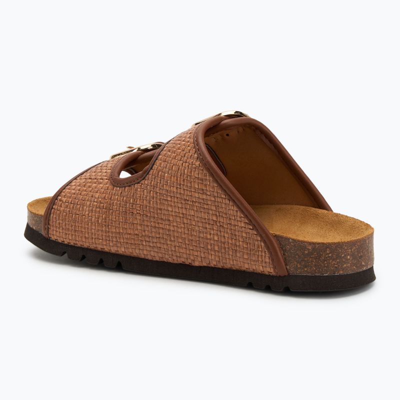 Scholl Noelle Raffia Damen-Flip-Flops cognac 3