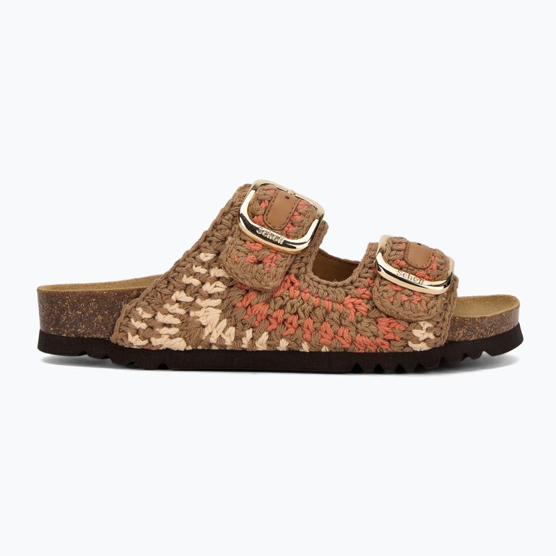 Scholl Noelle Crochet bude/hellbraun/cognac Damen-Flip-Flops 2