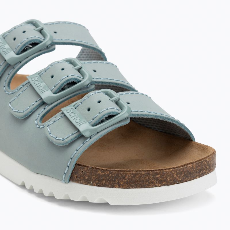 Scholl Rio Wedge Ad Med blassblau Damen-Flip-Flops 7