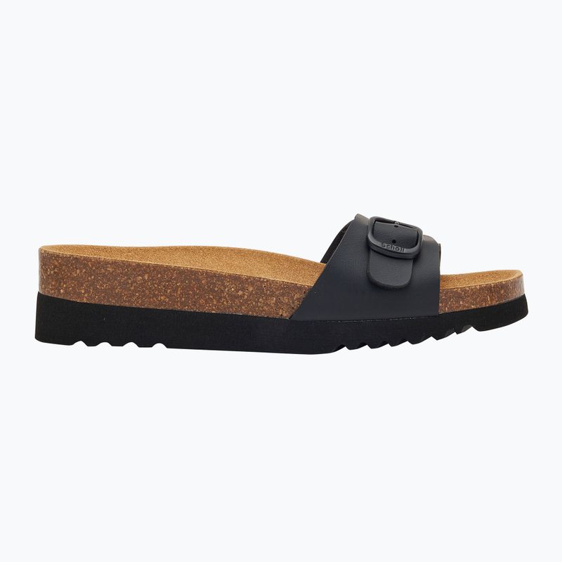 Scholl Damen-Flip-Flops Ginni Wide Med schwarz
