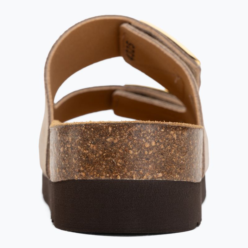 Damen-Pantoletten Scholl Montery 2 Straps Ad Med beige 6