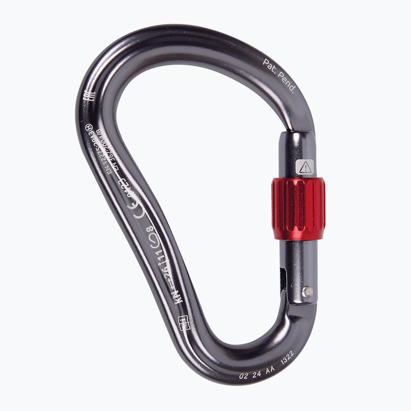 Kletterkarabiner CAMP Atom Lock gun metal 2