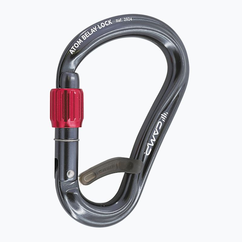 Karabiner CAMP Atom Belay Lock gun metal