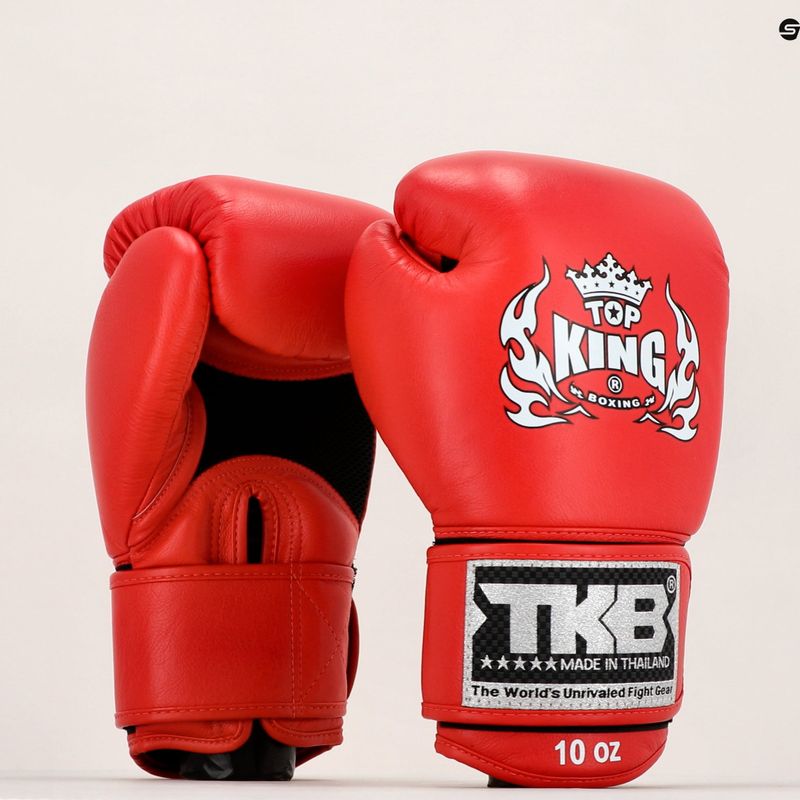 Top King Muay Thai Ultimate Air Boxhandschuhe rot TKBGAV-RD 7