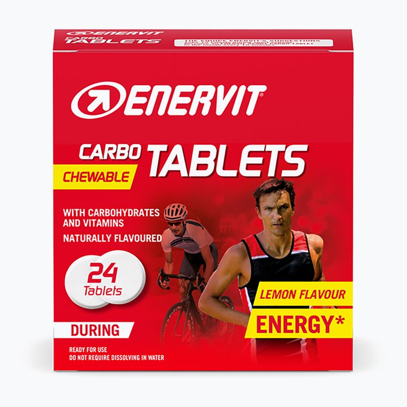 Enervit Carbo Lutschtabletten mit Kohlenhydraten 24 Tabletten