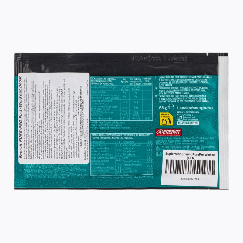 Regenerationsgetränk Enervit Pure-PRO Post-Workout Boost 65 g 2