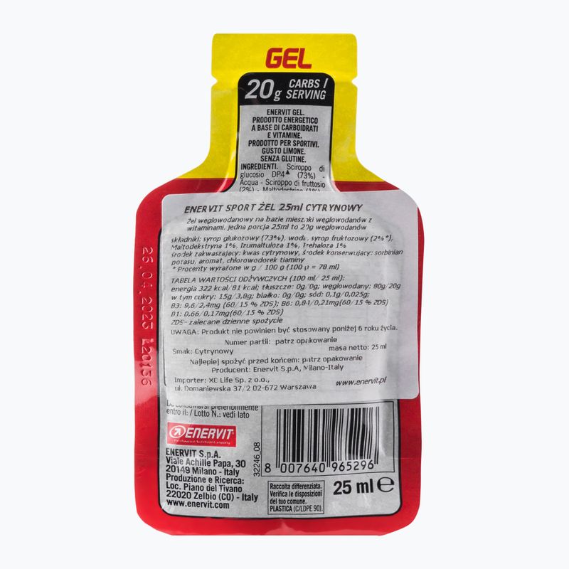 Enervit Energie-Gel 25ml Zitrone 96529 2