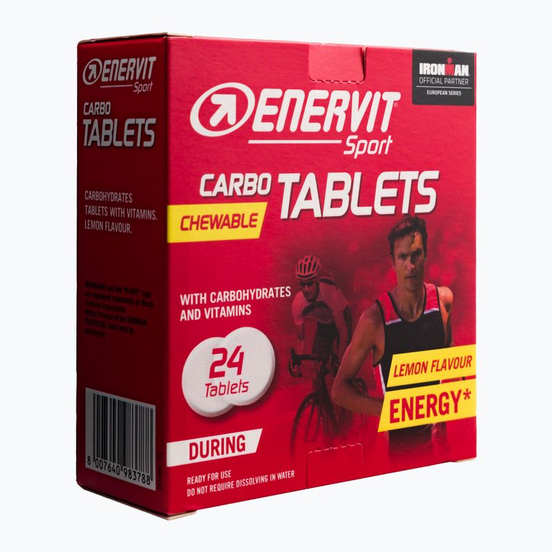 Kau Carbo Enervit Kohlenhydrat 24 Tabletten Zitrone 98378