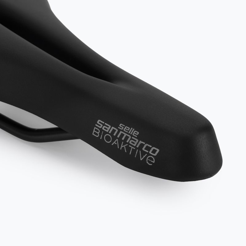 SAN MARCO Sportive Biofoam Open Small 0-30° schwarz matt Fahrradsattel 5