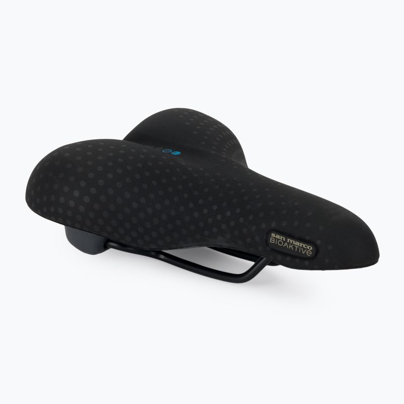 Fahrradsattel SAN MARCO Trekking Gel Large 30-60° schwarz