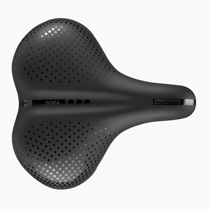 SAN MARCO City Biofoam Sofa Fahrradsattel 60-90° schwarz 2