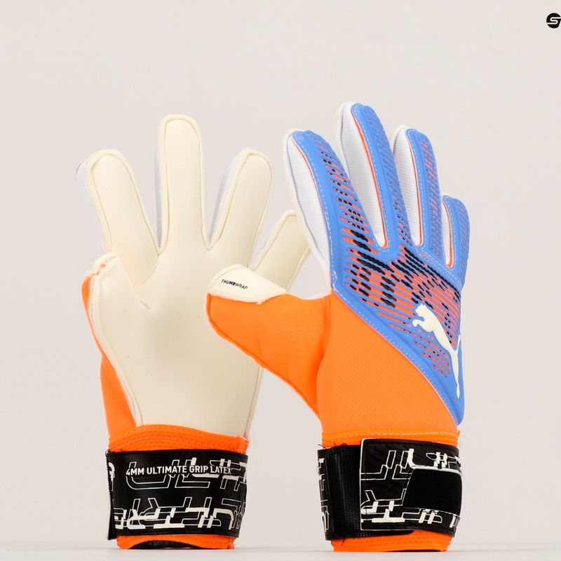 PUMA Kinder-Torwarthandschuhe Ultra Grip 2 RC blau-orange 041815 05 7