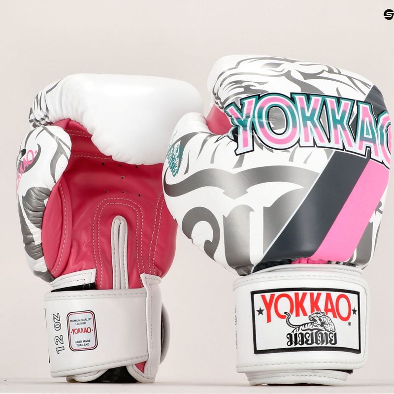 Boxhandschuhe YOKKAO 9'S weiß BYGL-9 7