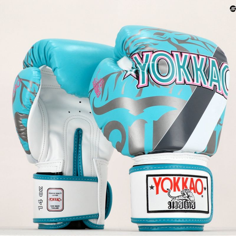 Boxhandschuhe YOKKAO 9'S blau BYGL-9-5 8
