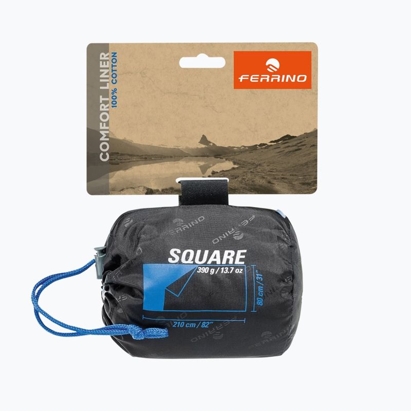 Schlafsackeinlage Ferrino Comfort Liner Square blau 2