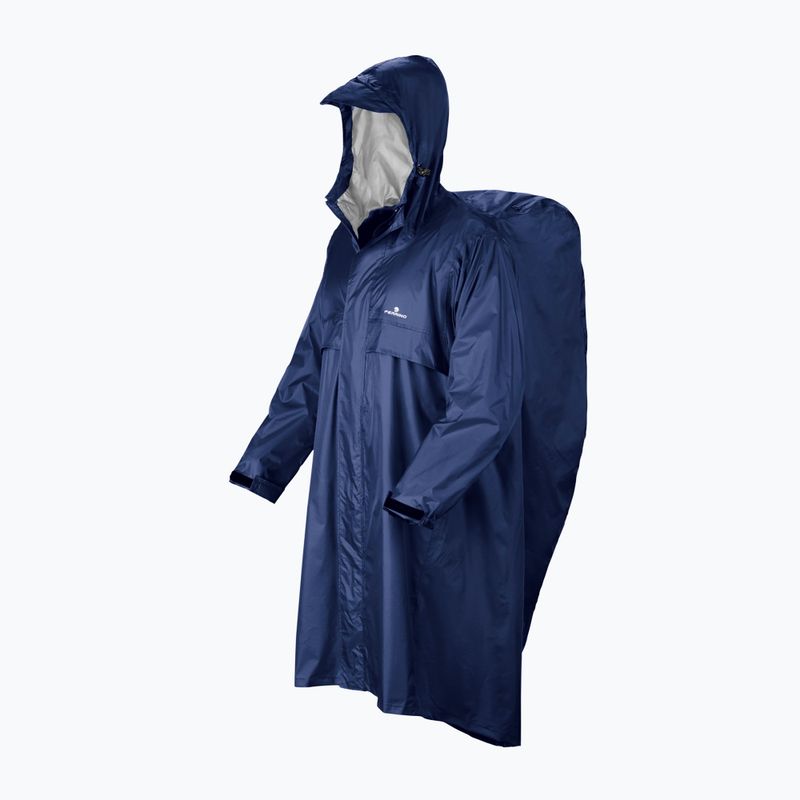 Regenmantel Ferrino Trekker Ripstop dunkelblau 78122HBBLXL