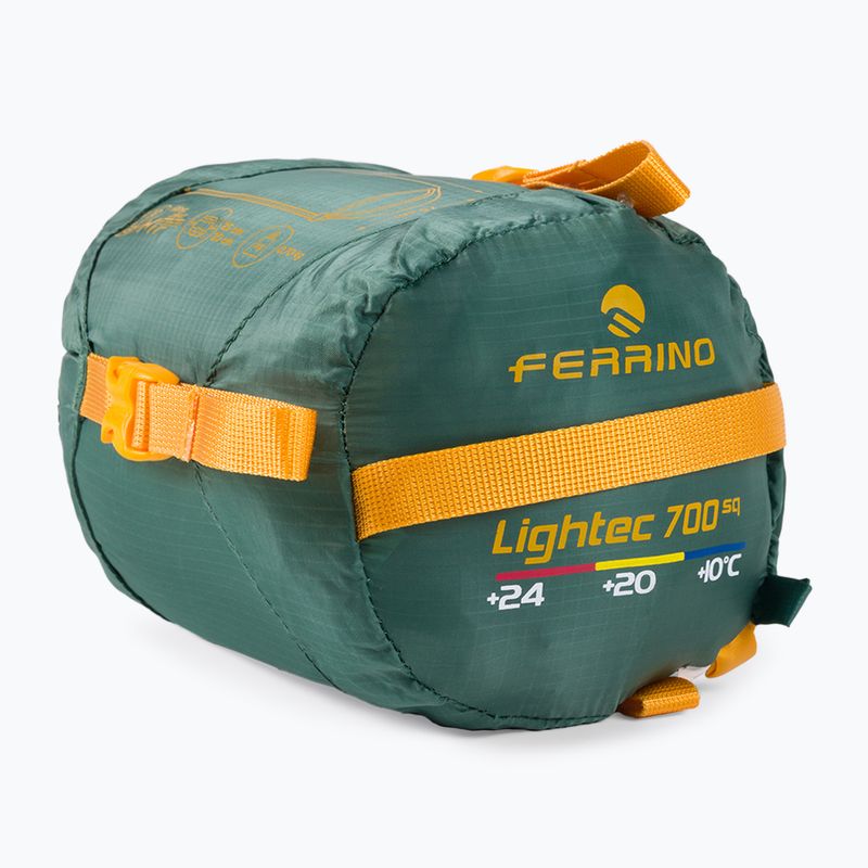 Ferrino Lightech 700 SQ Schlafsack grün 86154IVVD 7